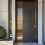 Modern interior wooden door design for urban homes in Hyderabad