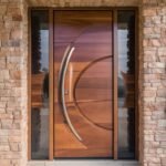 Luxury wooden door design reflecting modern Indian residential architecture and premium craftsmanship